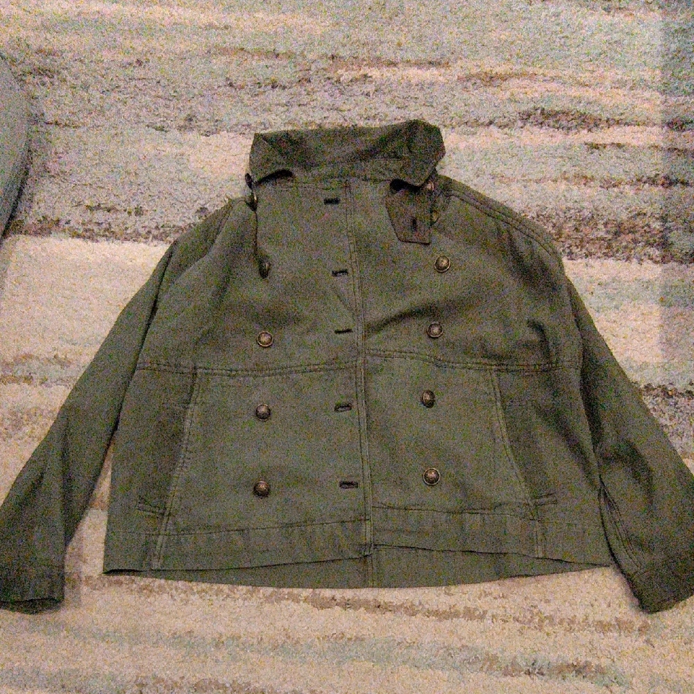 We The Free Olive Green Utility Jacket with Tag